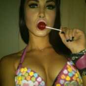 Sucking hard on my red lolly xxx sucked real ones 2