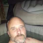In the hot tub