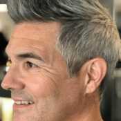 Grey hair can be handsome, no?