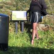 love being outside in my skirt and blouse , i always wear Basques