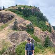 Hiking saddle mountain in seaside Oregon