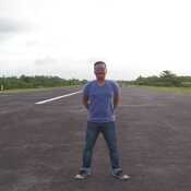 the runway