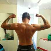 Back day in the gym haha