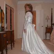 This one of my wedding gowns that I wear as a very beautiful girl and bride too.