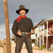 On movie set in Tombstone