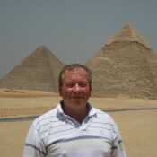At the Pyramids in Egypt