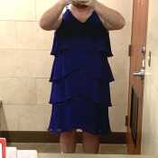My new blue dress 