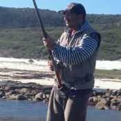 Just me spending some time trying to catch a fish for the camp braai??
