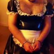 First time locked up as a maidlove handcuffs and pvc