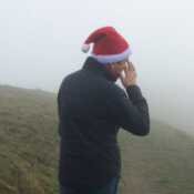 Misty Christmas walk
