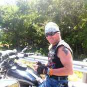 Retired vet love riding my Harley love Rodney a big big woman