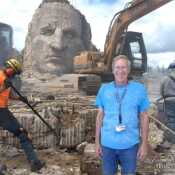 Last summer Crazy Horse Memorial