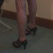 Fishnets and heels