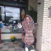 Me in Plains Georgia Jimmy Carters home town.