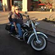 Babygirl and I took a ride in March. I love Denver weather.
