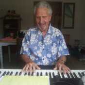 Jazz keyboard player