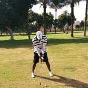 playin golf !