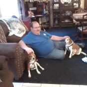 Me and my baby beagles