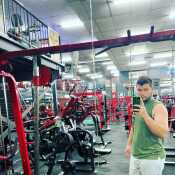 Recent gym selfie