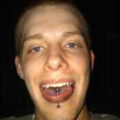 got tore up at Myrtle and got my tongue pierced haha