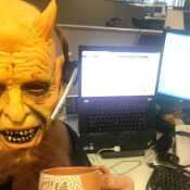 face pic: helpdesk work, being extra nice to customers