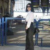 Escorting former Mistress from train station
