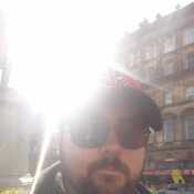 The rare occasion it's sunny in Glasgow