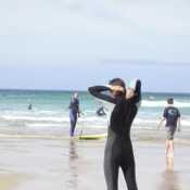 Surfing in Newquay :D ..