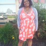 A day out in my new summer dress