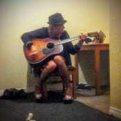 This is me playing my guitar