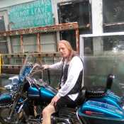 Harley riding