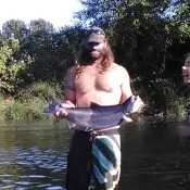 Found Bigfoot at the river fishing