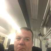 On train to Newcastle