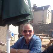 Chilling in the beer garden