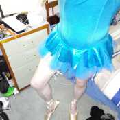I love dressing up in my tight shiny leotard and tutu and wearing my pink satin pointe shoes and standing on my tip toes maybe you could join me and we could share lycra and dress up as ballerinas together ❤️