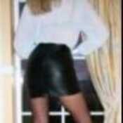just love tight little leather skirts,does my bum look good in this? lol