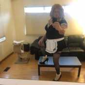 Me being a sissy French maid 