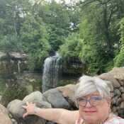Me at Minnehaha Falls. After wig