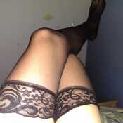new stockings waiting for someone to caress them