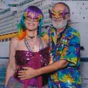 Marti gras night on a Bliss swinger cruise,