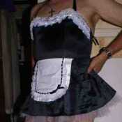 In maid's uniform