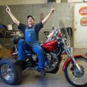 Me last May after getting my Harley mostly together.