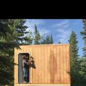 Building remote cabin