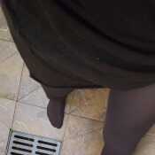 Trying my new pantyhose in the shower - felt so sexy ! 