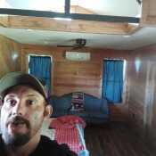 Such a beautiful cabin lady's built it for sexual pleasure lady's love it I got lights and all that 