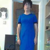Loved this blue dress as soon as I saw it in TK Maxx