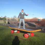 that is a big skateboard