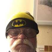 Me and my winter Batman hat