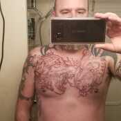 The start of my chest ink. 