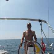 Naturist fun sailor